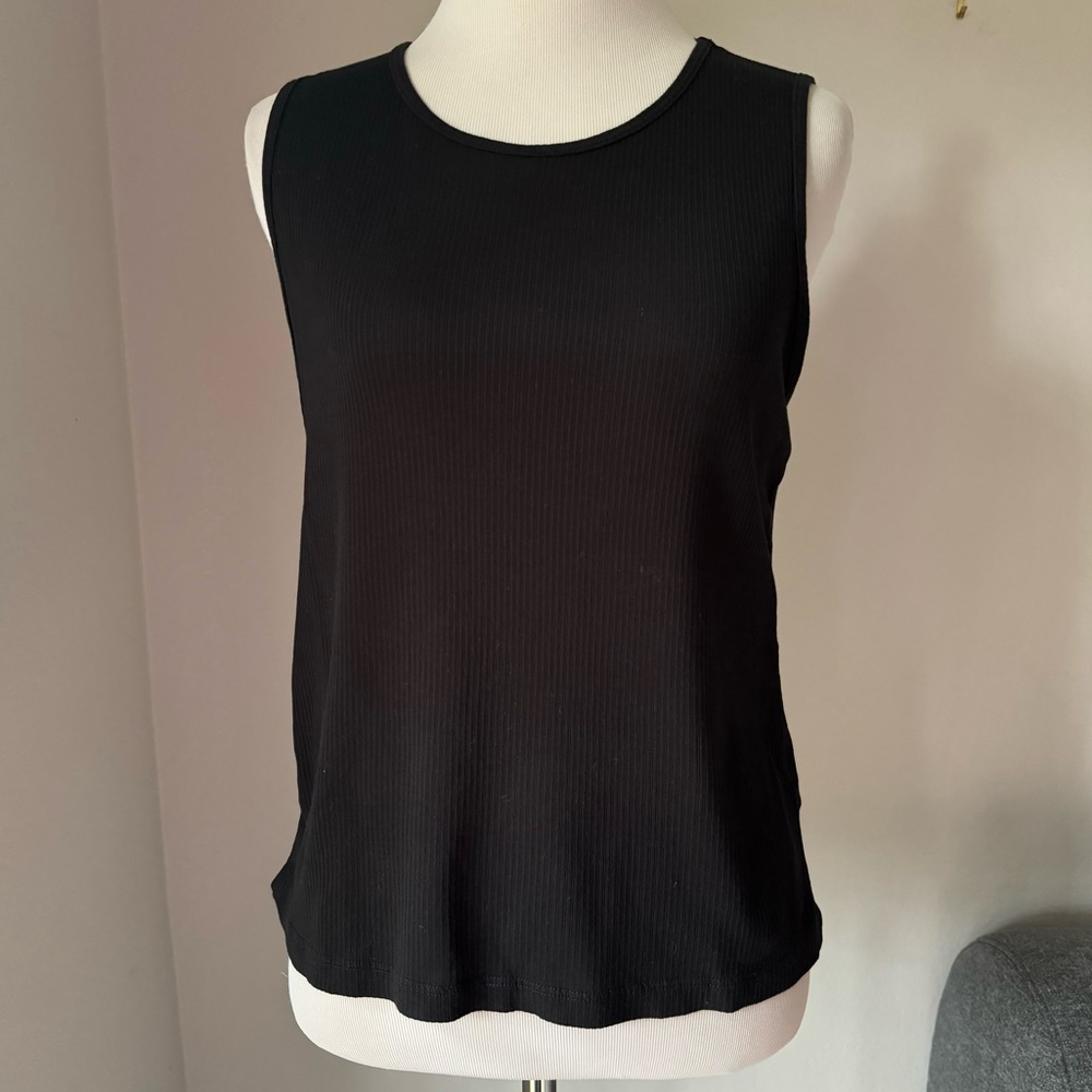 James Perse Cropped Rib Tank - Picture 2 of 5